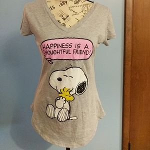 Peanuts fitted tee